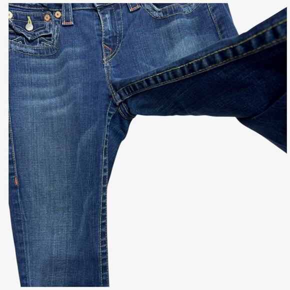 True Religion Women's Becky Traditional Rise Bootcut Jeans Size 32 Medium Wash - Picture 7 of 10